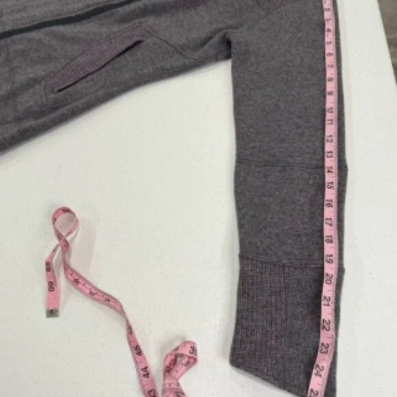 Title Nine Swacket Sweater Jacket Wool Blend Grey & Purple Women’s Size Medium - Picture 8 of 11